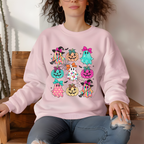Halloween Ghosts & Pumpkins Crewneck Sweatshirt