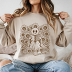 Cozy Ghost Reading Sweatshirt