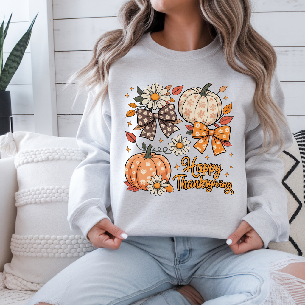 Happy Thanksgiving Crewneck Sweatshirt