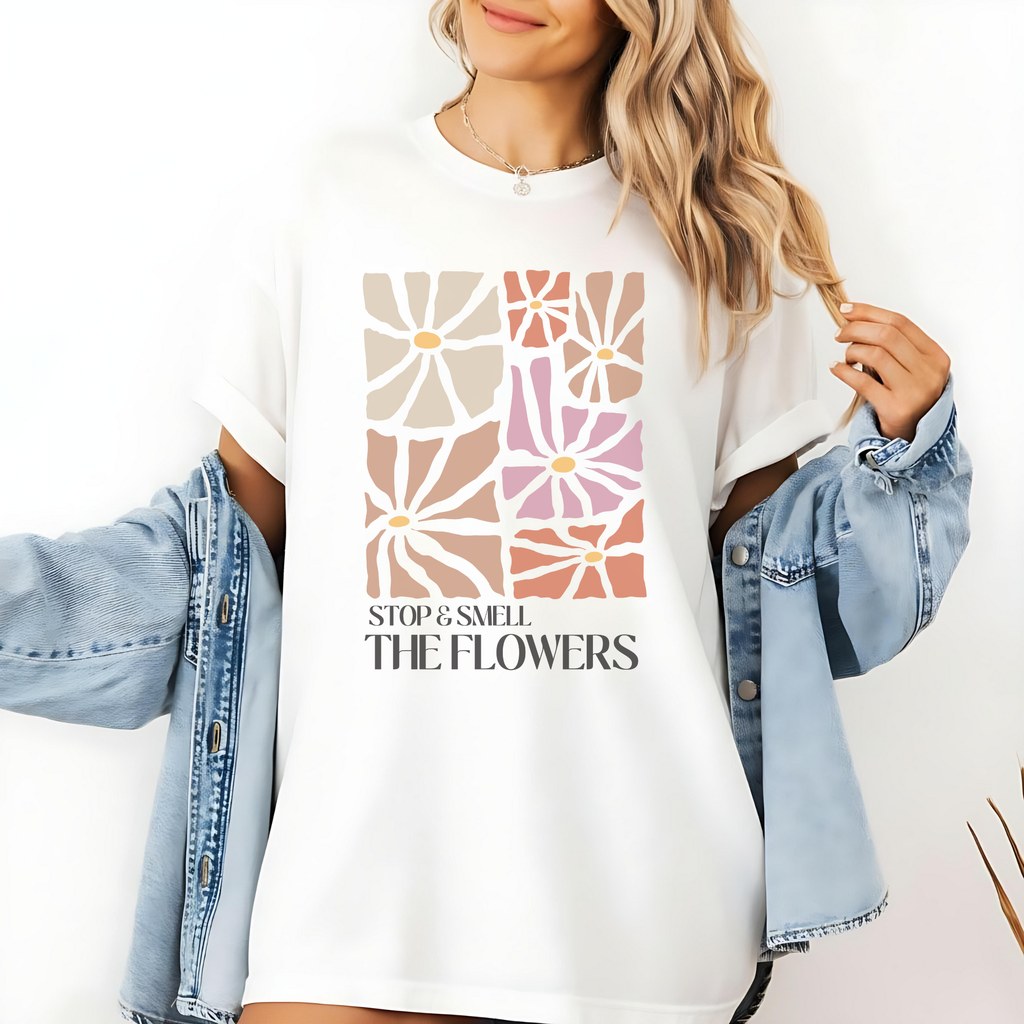 Stop & Smell the Flowers Boho Tee