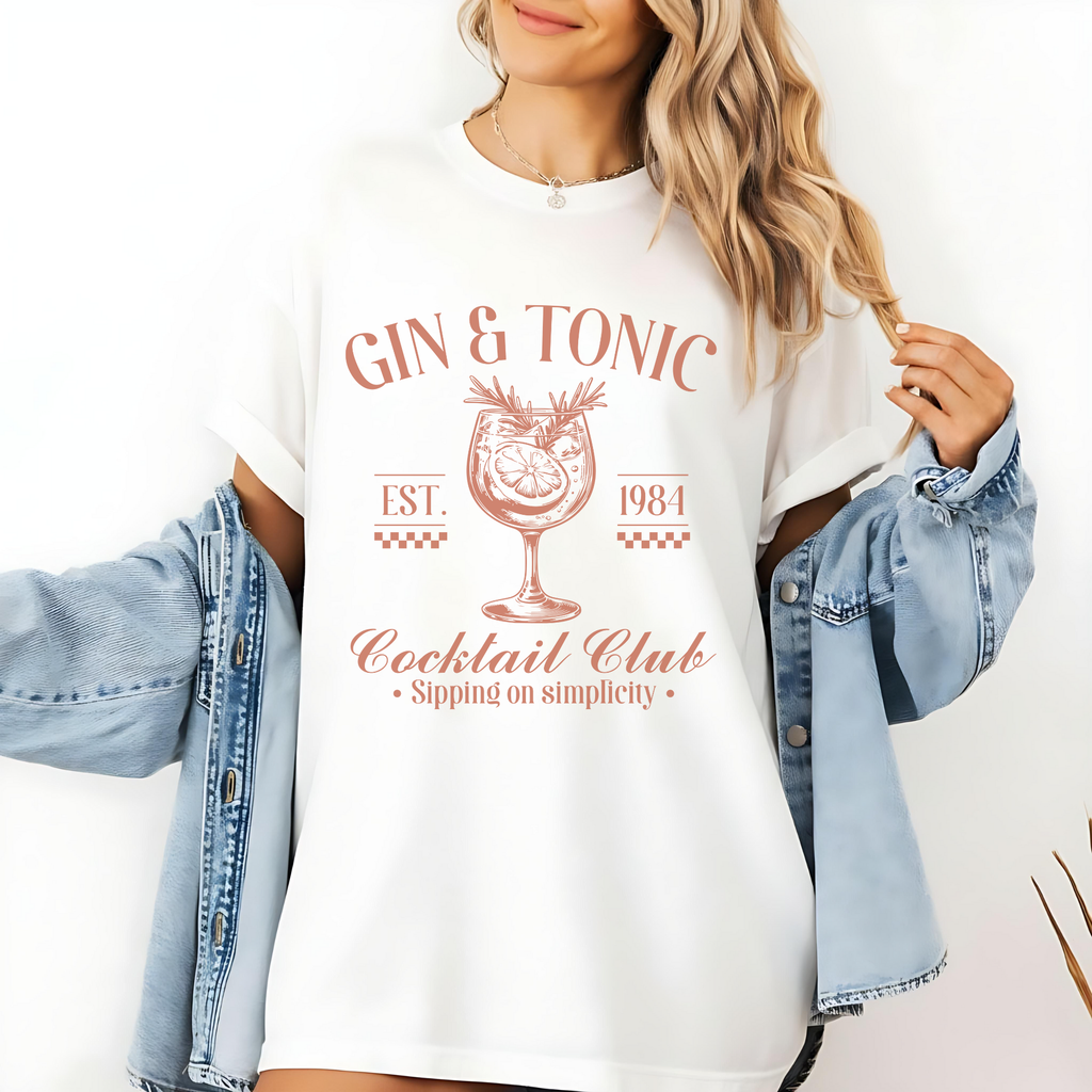 Gin & Tonic Cocktail Club T-Shirt