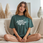 Main Character Energy Unisex Garment-Dyed T-shirt