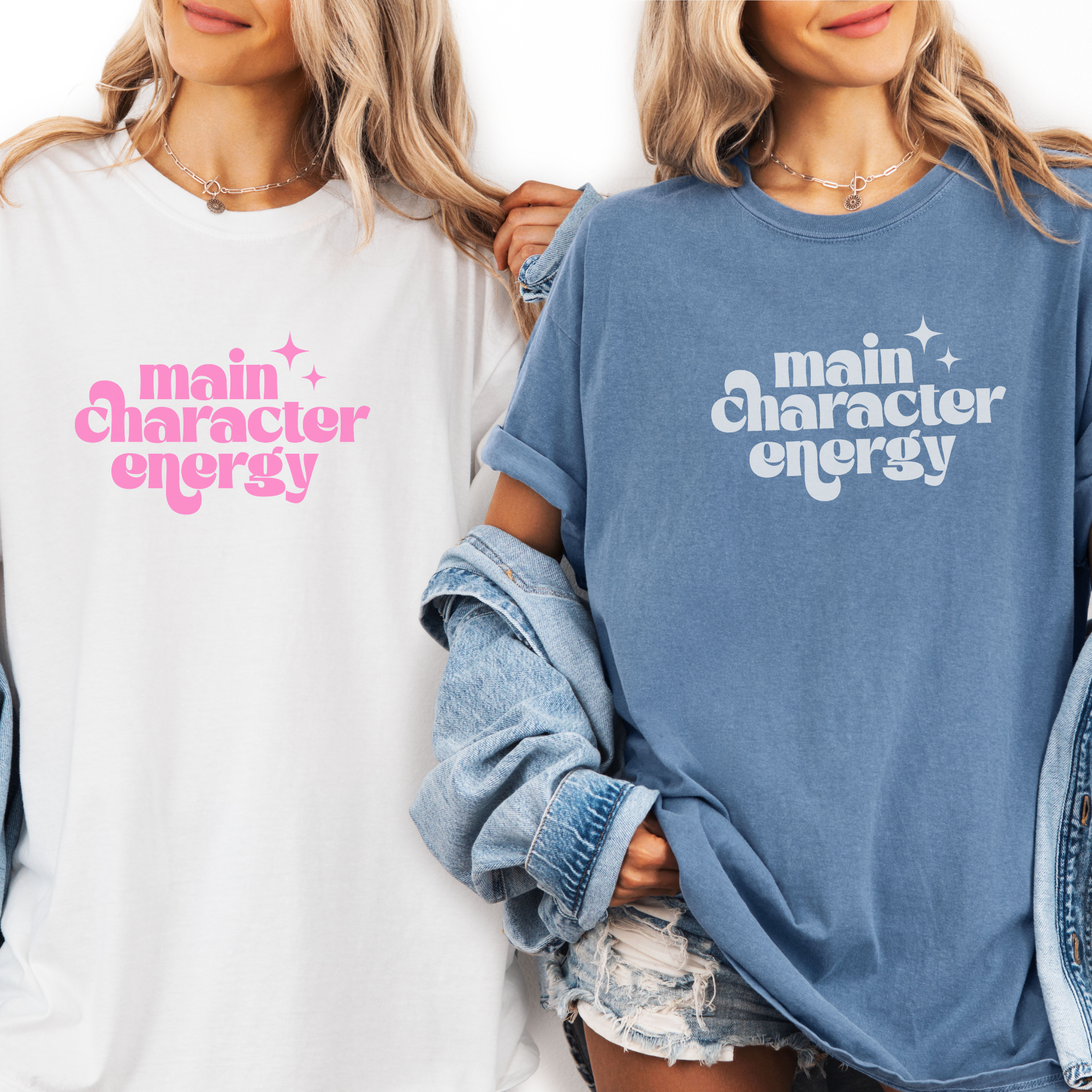 Main Character Energy Unisex Garment-Dyed T-shirt