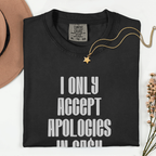 Garment-Dyed T-Shirt with Humorous Quote