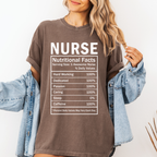 Nurse Nutritional Facts T-shirt