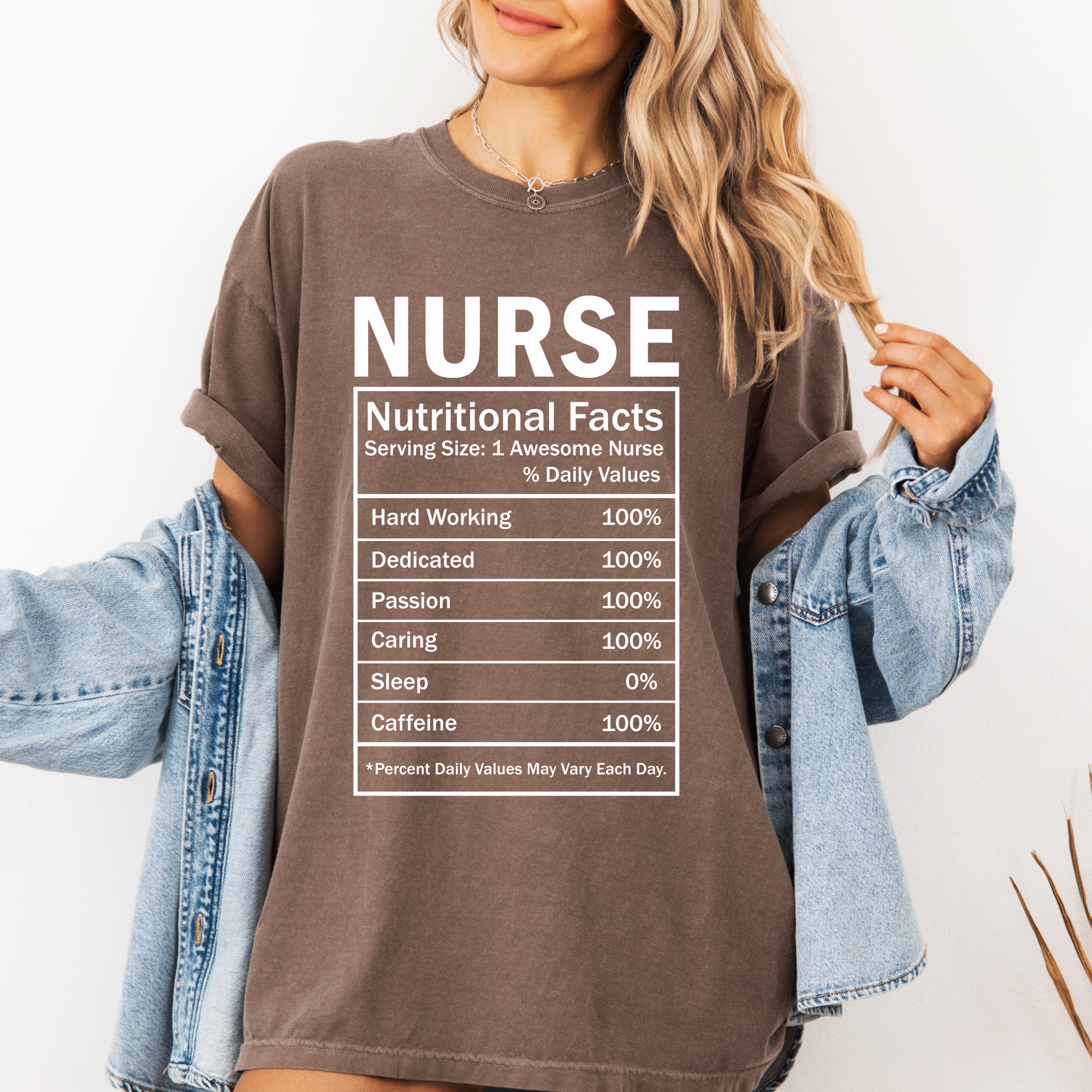Nurse Nutritional Facts T-shirt