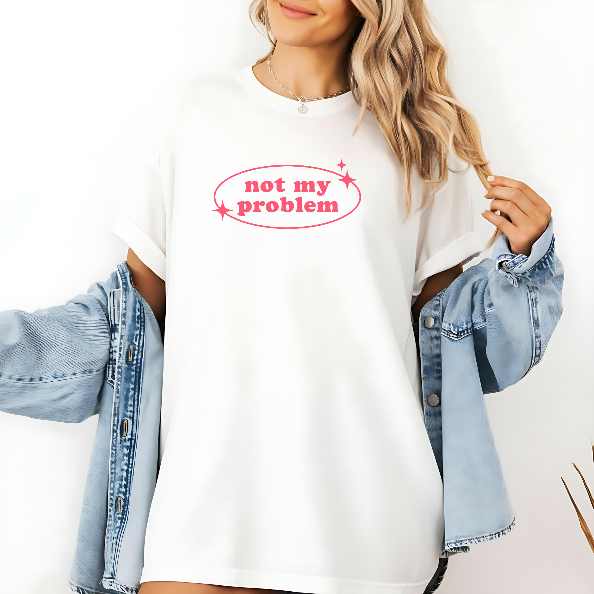 Not My Problem Unisex Garment-Dyed T-Shirt