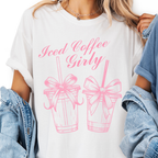 Iced Coffee Girly T-Shirt