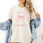 Pink Bow Coquette Graphic T-Shirt