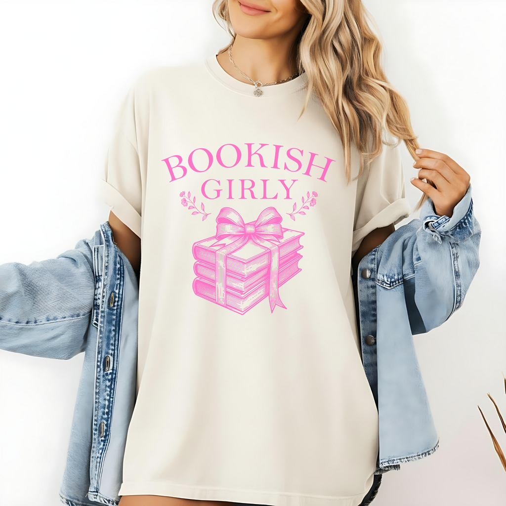 Bookish Girly Coquette T-Shirt