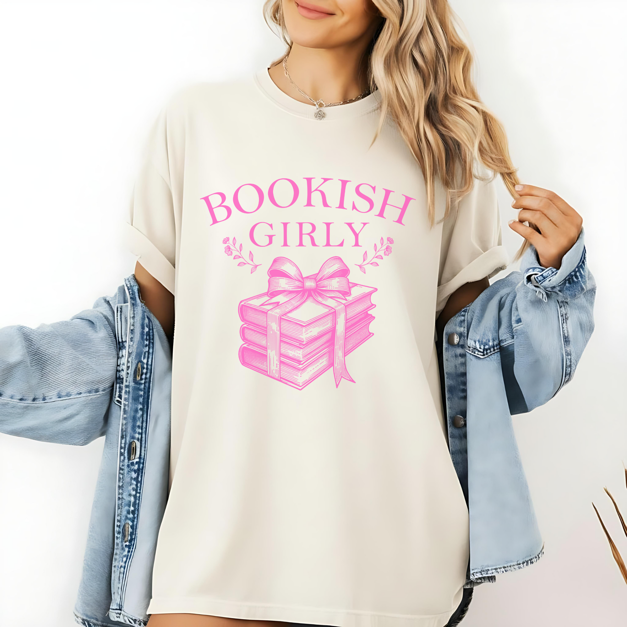 Bookish Girly Coquette T-Shirt