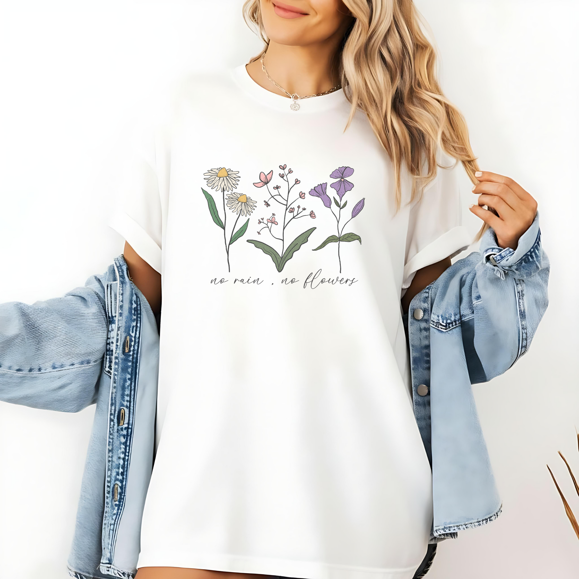 Nature-Inspired Floral T-Shirt