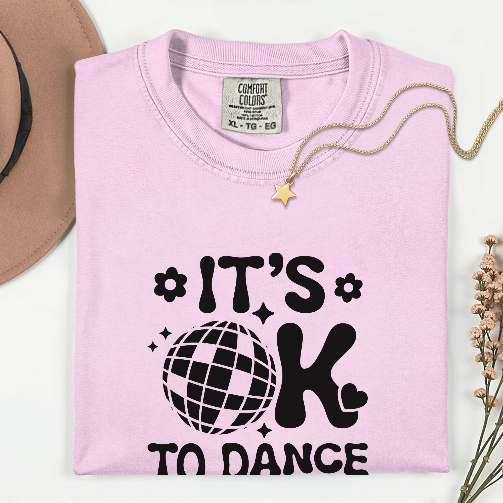Unisex Garment-Dyed T-Shirt - It's OK to Dance Alone