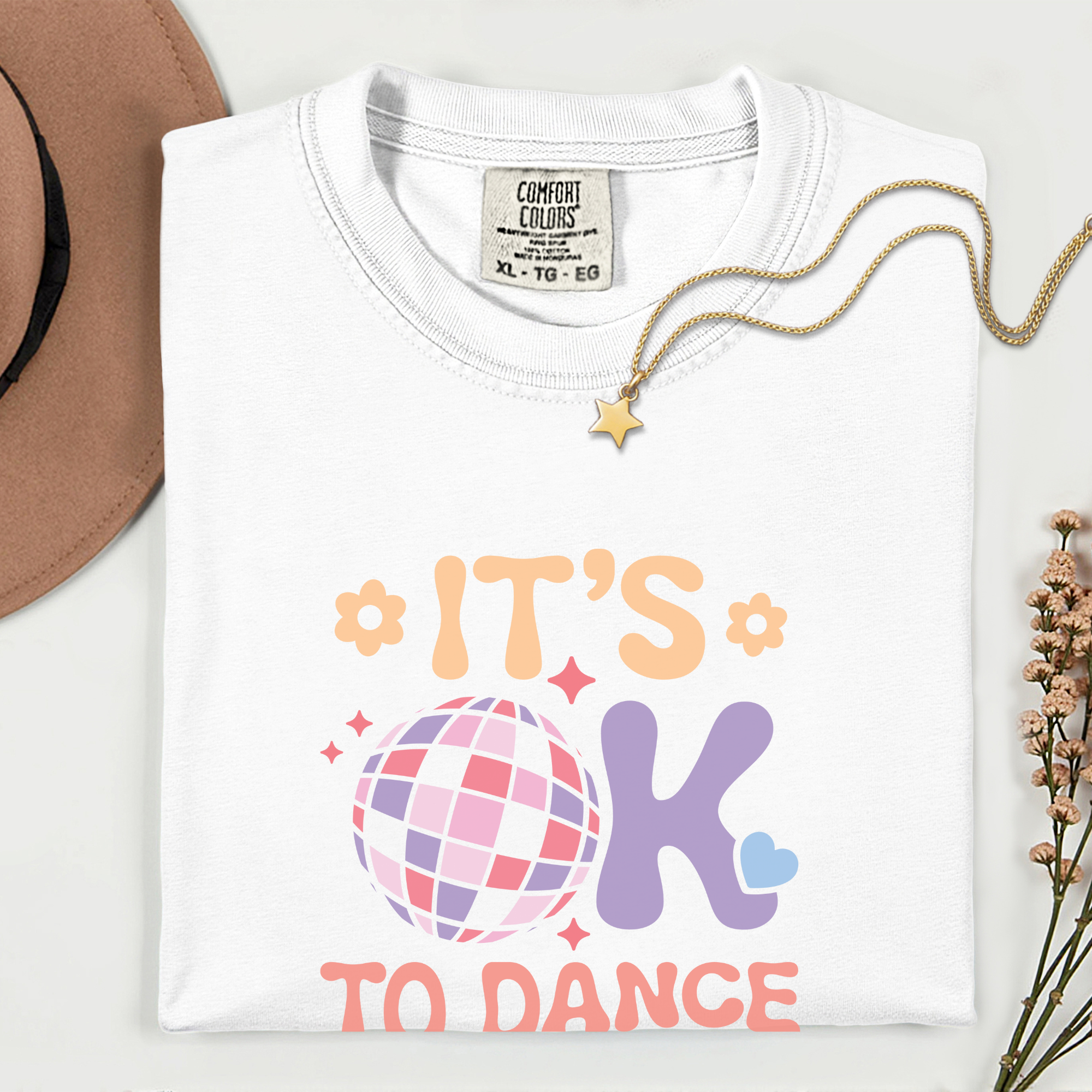 Unisex Garment-Dyed T-Shirt - It's OK to Dance Alone